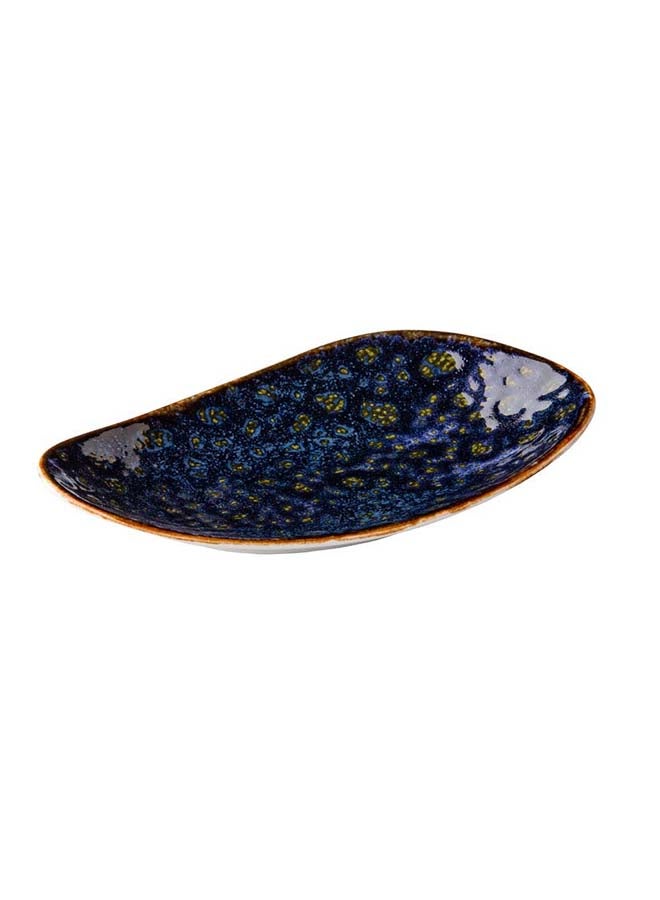 Jersey rectangular plate blue 20,5 cm 