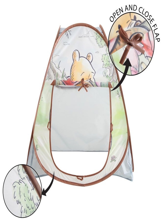 Idea Nuova Disney Winnie The Pooh Collapsible Pop-Up Play Tent for Kids,28"x28"x30" Indoor Playhouse Fun,Ages 3+ - Image 5