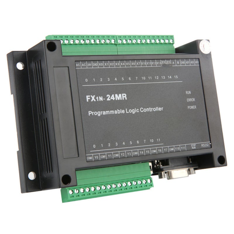 لوحة التحكم الصناعي 24 فولت تيار مستمر 14 مدخل 10 مخرج Relay - وحدة PLC مستقرة الأداء FX1N-24MR-K لتطبيقات الأتمتة الصناعية - Image 2