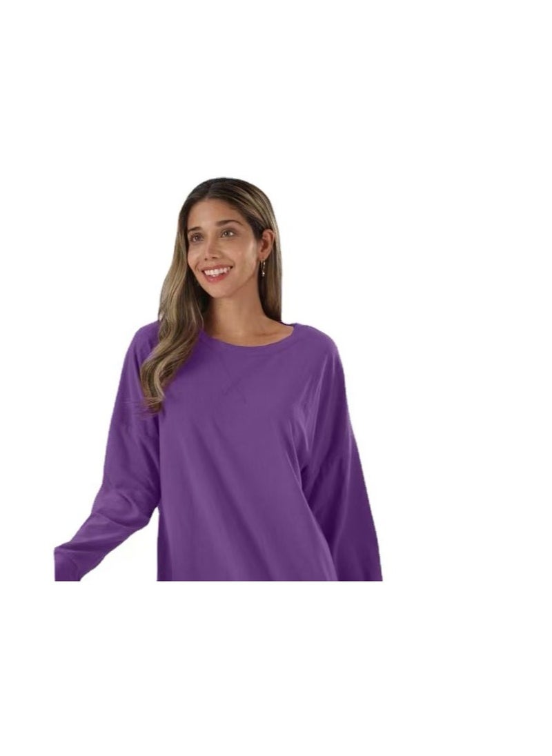 Generic Women's Ecosmart V-neck sweatshirt, women's wool pullover sweatshirt  - Image 2