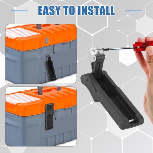 Acouto Front Storage for Polaris 450 570 850 1000 ETX 7081927 2pcs Front Storage Rack Rubber Replacement, Front Storage Cargo Box for 570 2014-2021 - Image 3