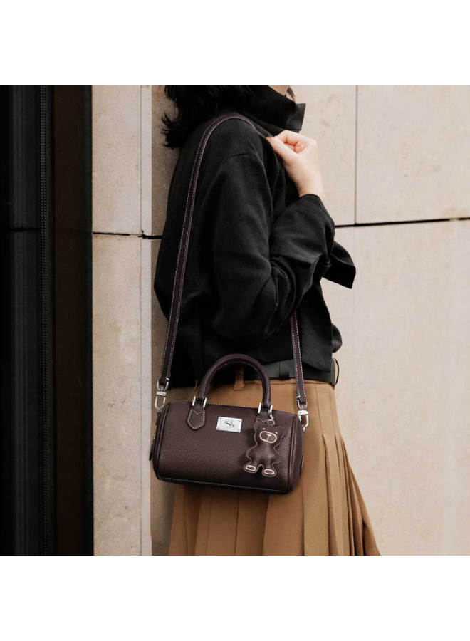 Nucelle Pegasus Boston Bag Lightweight Luxury Niche Crossbody Women's Genuine Leather Handbag Valentine's Day Birthday Gift - Image 1