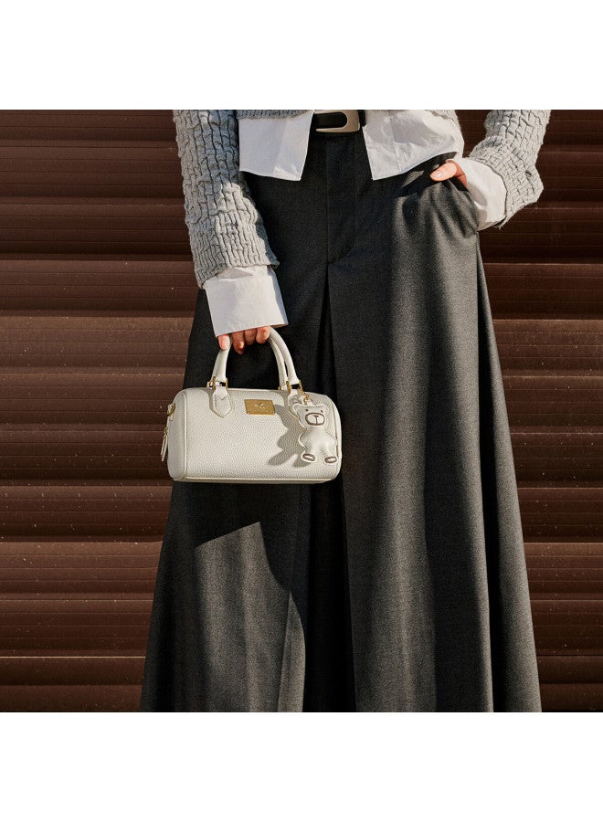 Nucelle Pegasus Boston Bag Lightweight Luxury Niche Crossbody Women's Genuine Leather Handbag Valentine's Day Birthday Gift - Image 2