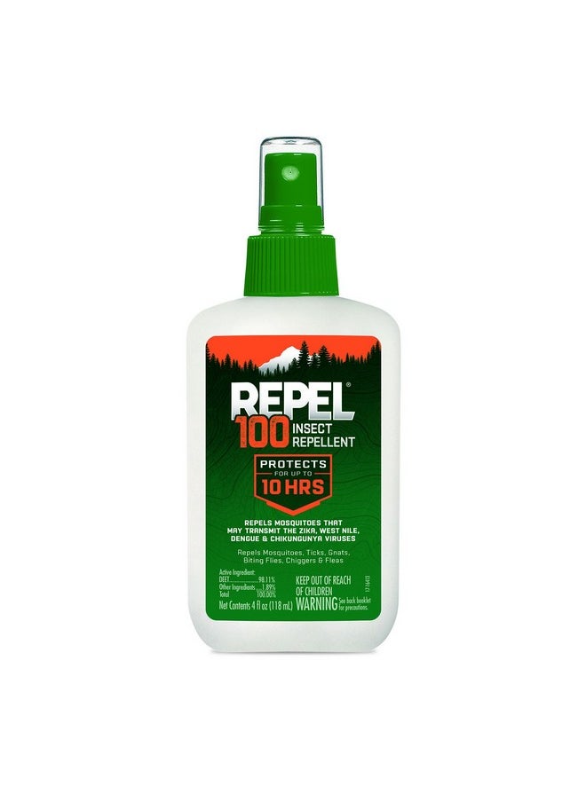 repel - Repel 100 Insect Repellent Pump Spray 4Fluid Ounces 10Hour Protection - Image 1