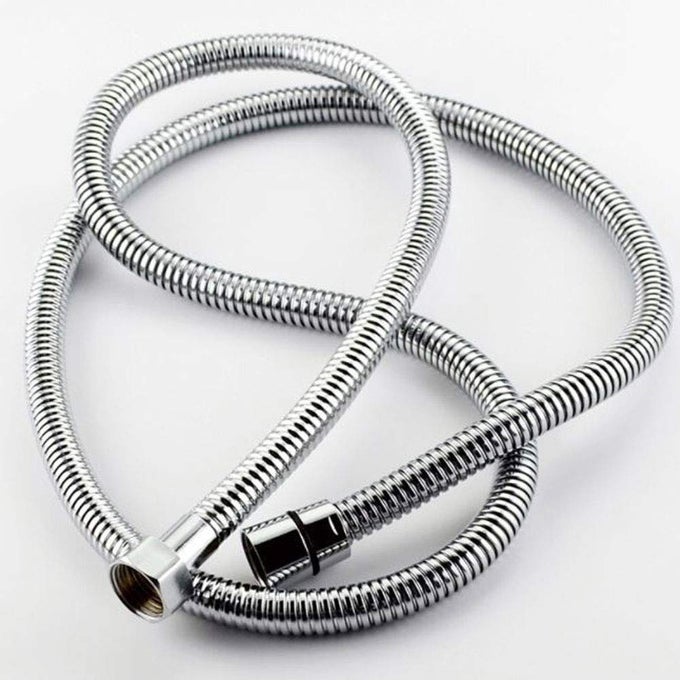 STAINLESS STEEL SHOWER HOSE WITH 360 DEGREE ROTATING JOINTS GRADE SS AISI304 ANTICORROSION ANTI EXPLOSION SHOWER TUBESIZE 15 METER PIPE