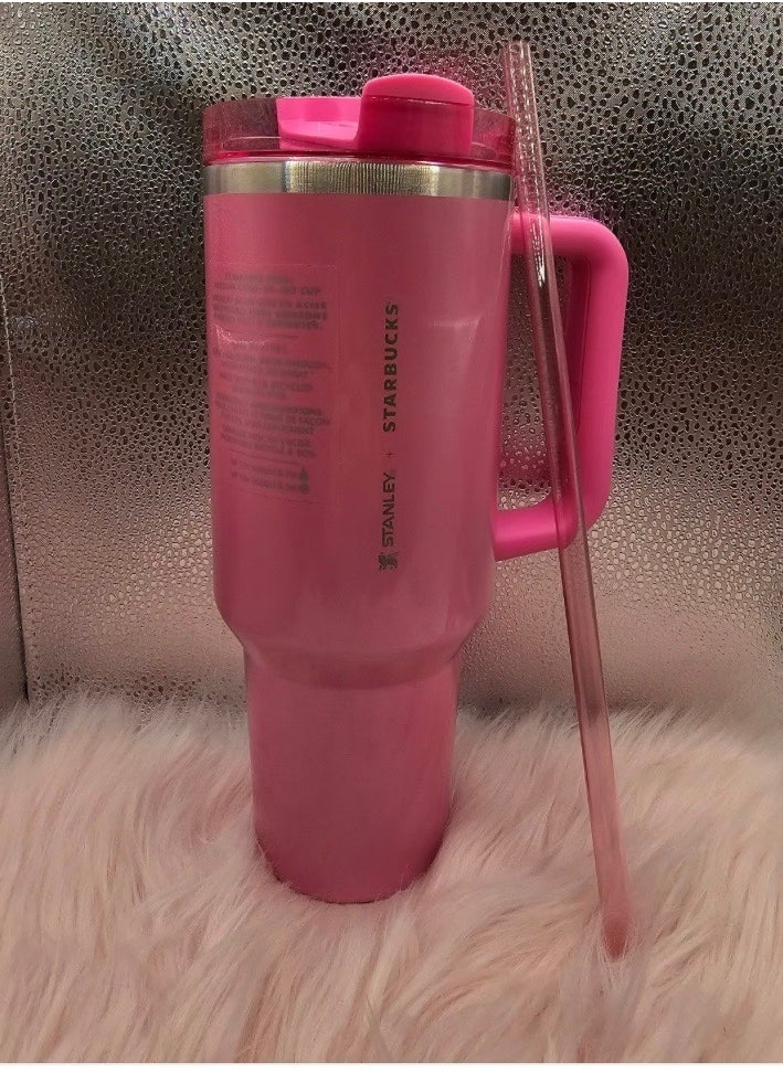 Stanley - Stanley Quencher H2.0 FlowState Stainless Steel Vacuum Insulated Tumbler with Lid and Straw for Water, Iced Tea or Coffee, Smoothie and More, 40 oz - Image 1