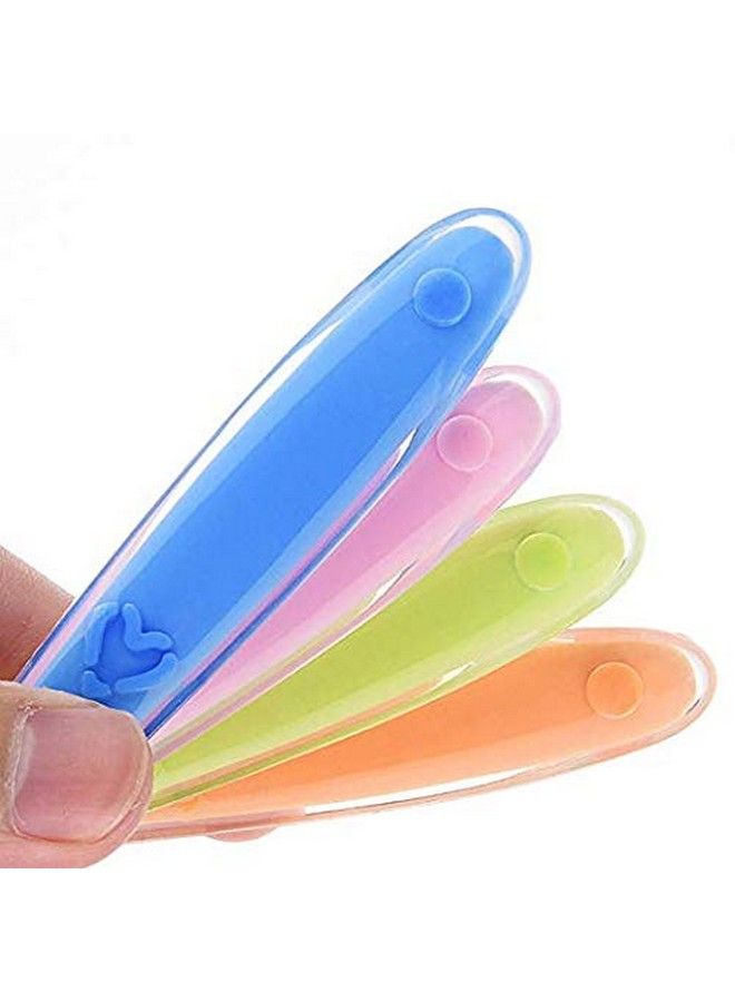 Safe-O-Kid 2 Soft Silicone Tip Spoons Blue - Image 4