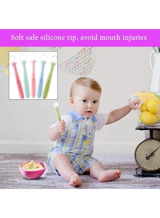 Safe-O-Kid 2 Soft Silicone Tip Spoons Blue - Image 5