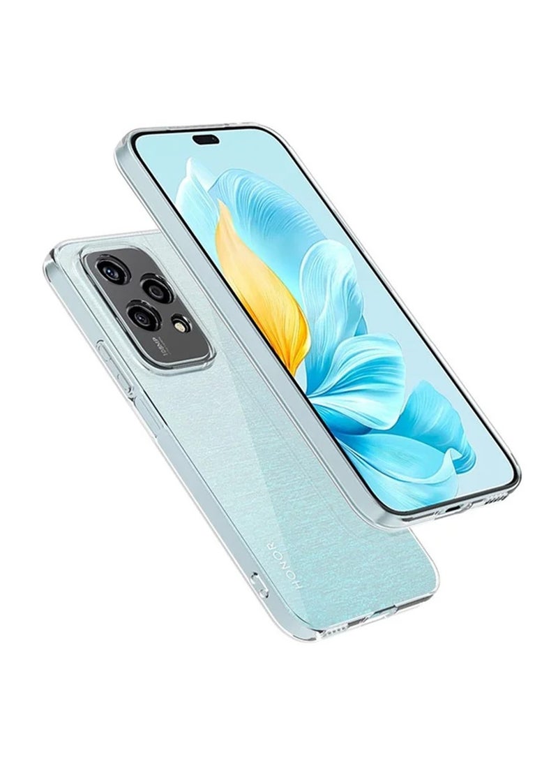Techie Honor 200 Lite 5G TPU Soft Corner Ultra Slim Clear Case Shockproof Anti Fingerprint Transparent Protective Back Cover - Image 2