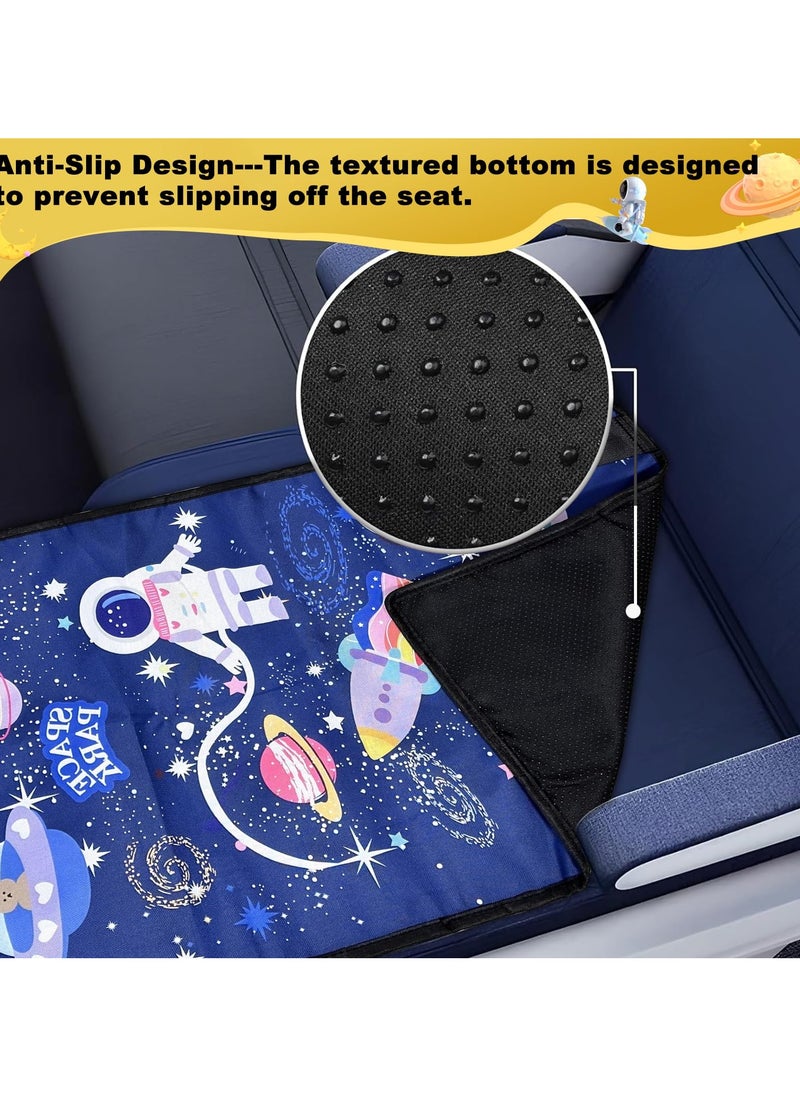 Airplane seat Extender for Kids，Airplane Bed for Toddler,Toddler Airplane Travel Essentials-Portable Toddler Travel Plane Bed, Airplane Footrest Hammock Flight Must Haves for Kids Baby