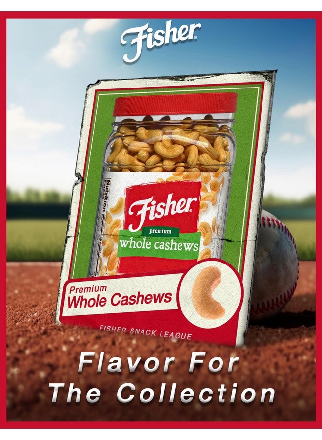 Fisher Snack Premium Whole Cashews, 24 Ounces, Roasted with Sea Salt, No Artificial Colors or Flavors, 100% Recyclable - Image 5