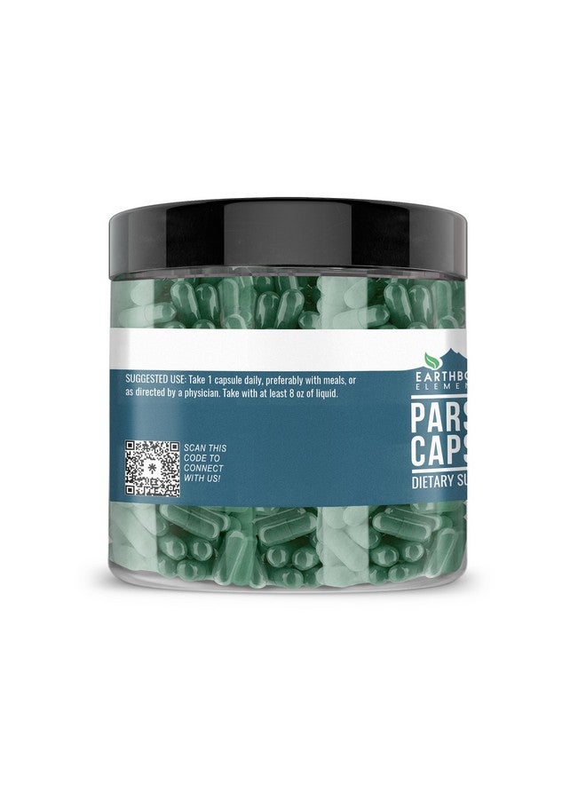 Earthborn Elements Parsley 200 Capsules, Pure & Undiluted, No Additives - Image 3