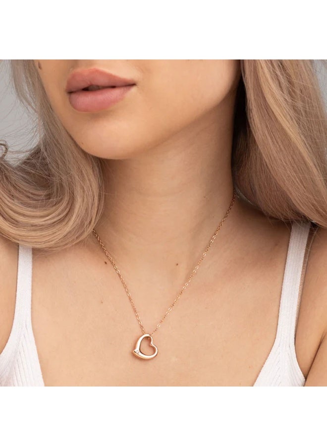 PALMONAS Cute Heart Pendant Necklace for Women - Waterproof & Anti-Tarnish - Image 3