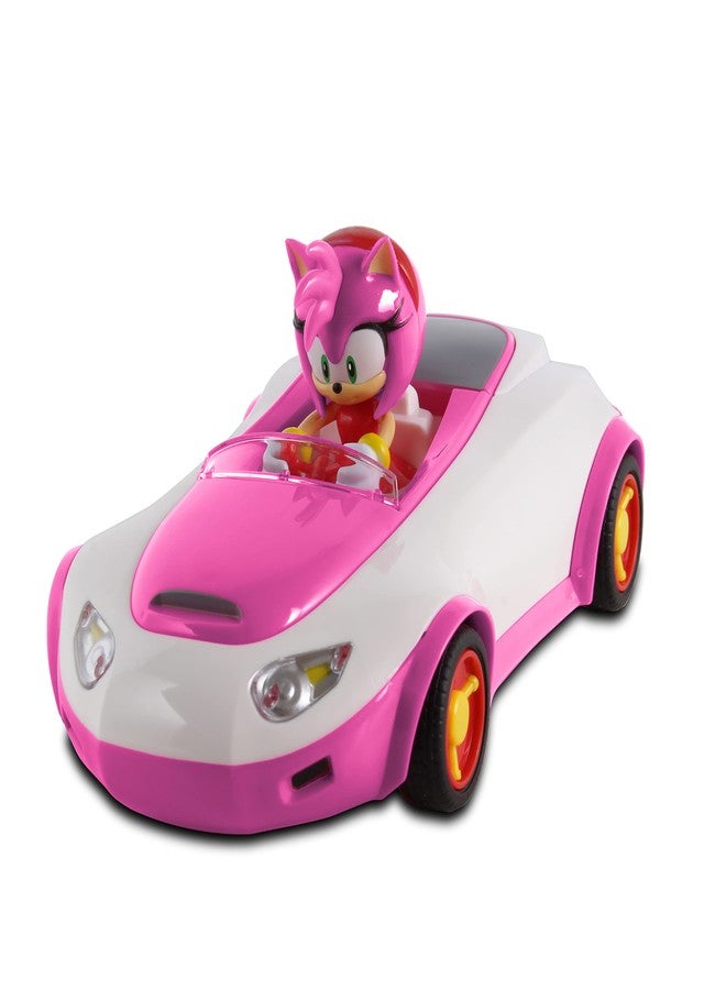NKOK Team Sonic Pull Back Racer - Amy Rose; No Batteries Required; Pull Back, Let go, and Watch Amy Rose Race - Image 1