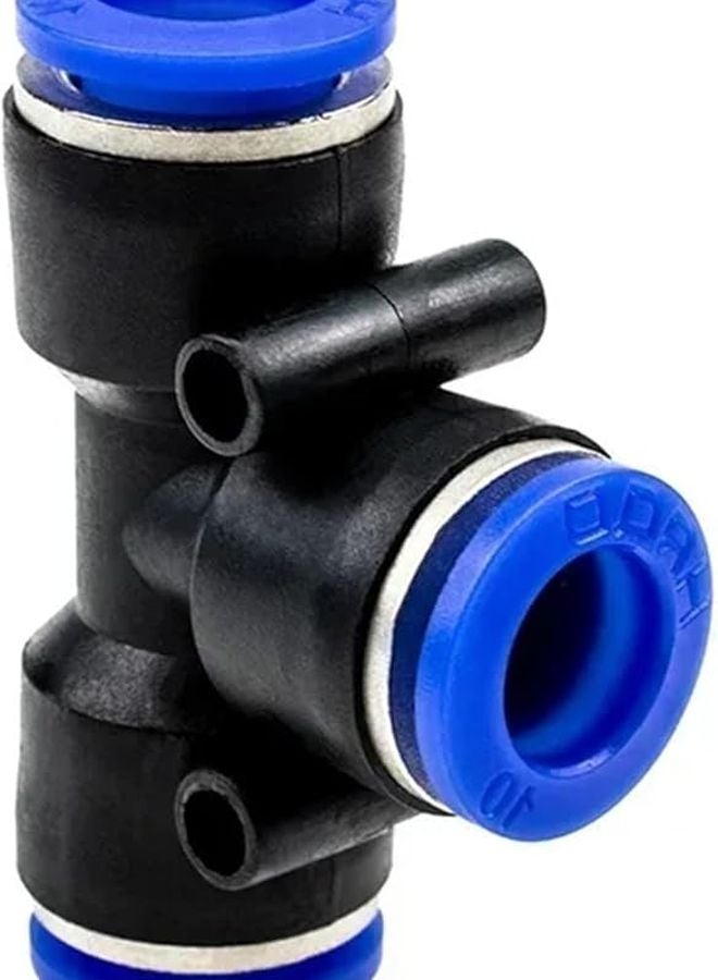 مقبس خرطوم الهواء سريع التوصيل، محمل ثلاثي، مخفض، أنبوب بلاستيكي على شكل حرف T، خرطوم ماء، مقاسات 4 مم، 6 مم، 8 مم، 10 مم، 12 مم، بولي إيثيلين 10 - Image 5