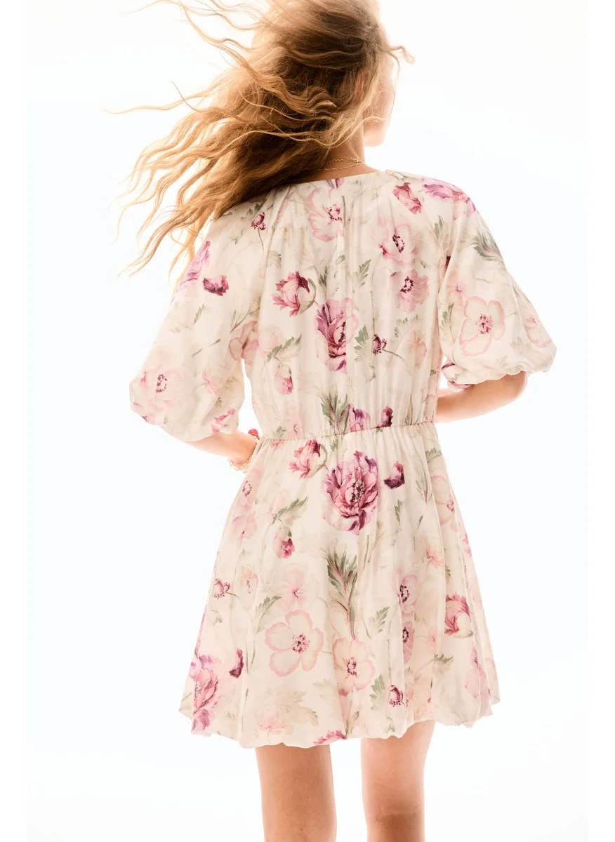 H&M Bubble-Hem Dress