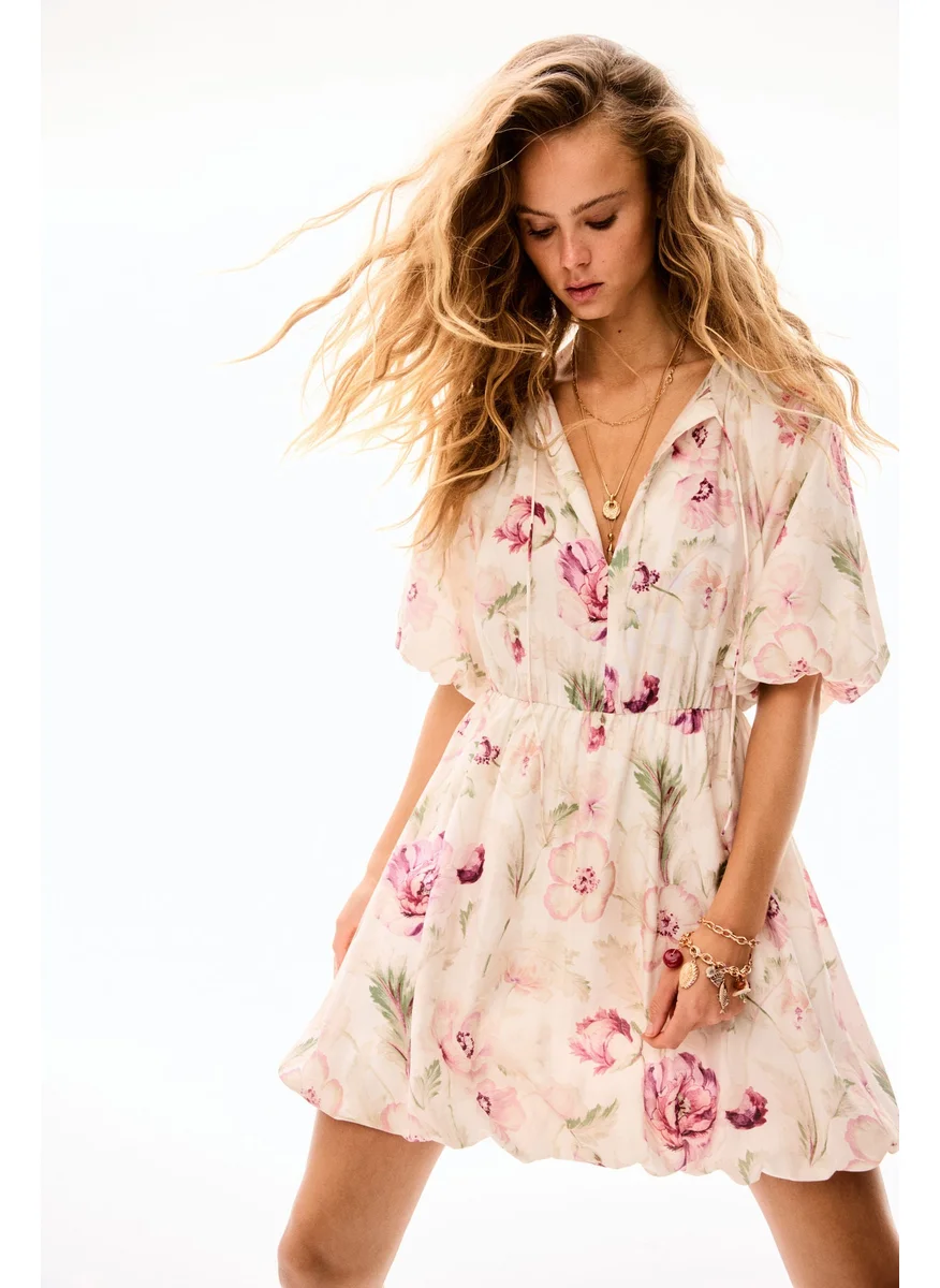 H&M Bubble-Hem Dress