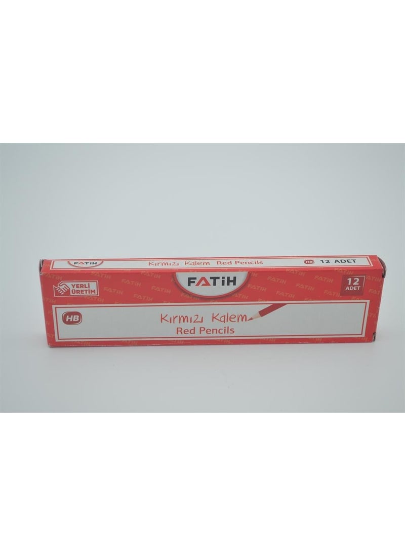 Fatih Mercanlı Red Pencil 12 Pack  - Image 1