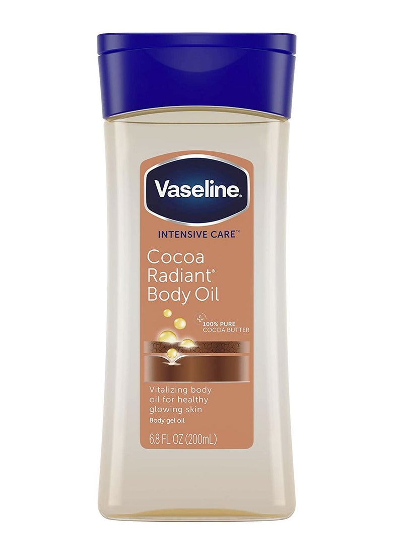 Vaseline Intensive Care Cocoa Radiant Body Oil White/Blue  - Image 1