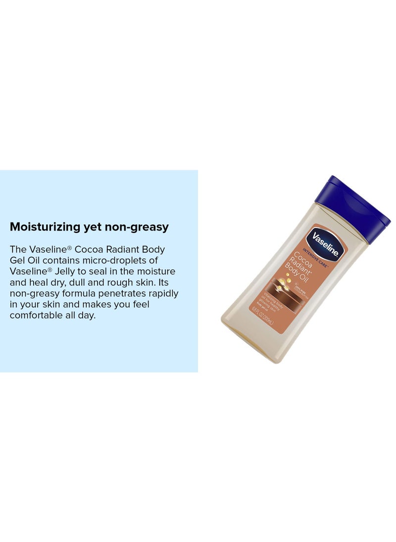 Vaseline Intensive Care Cocoa Radiant Body Oil White/Blue  - Image 5