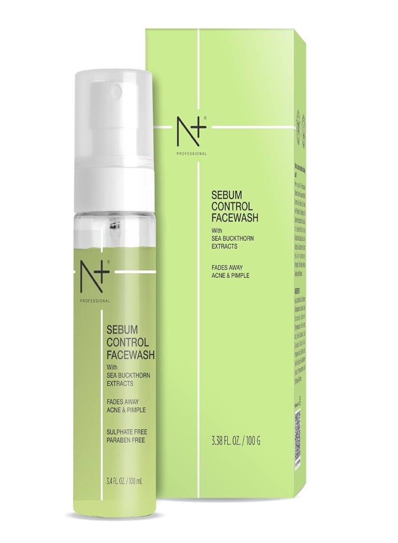 N+ Professional Sebum Control Serum Face Wash 100Ml