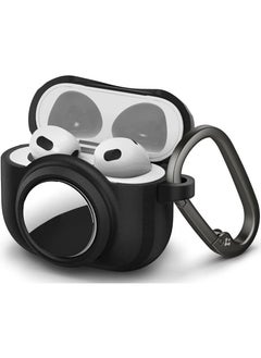 Tag Armor Duo for Airpods 3 (3rd Generation) and AirTag case cover - Black