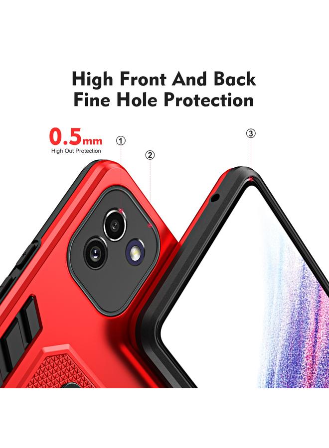 S-TOP Case For Samsung Galaxy A03 164mm Variety Brave Armor Finger Loop Holder Phone Case - Image 4