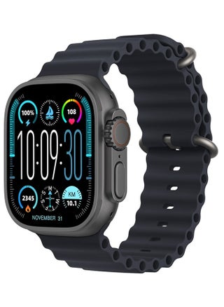 T800 ULTRA2-Smart Watch for Bluetooth Calling-1.99 Inch Full HD Display-Wireless Charger-Full Health Monitoring-Built-in Speaker and Microphone for Calling with Music Control-Black - pzsku/Z29254BEC2E4041A3CC1AZ/45/_/1711368108/791ad28b-44d6-460a-a56b-06ddbbf5dace