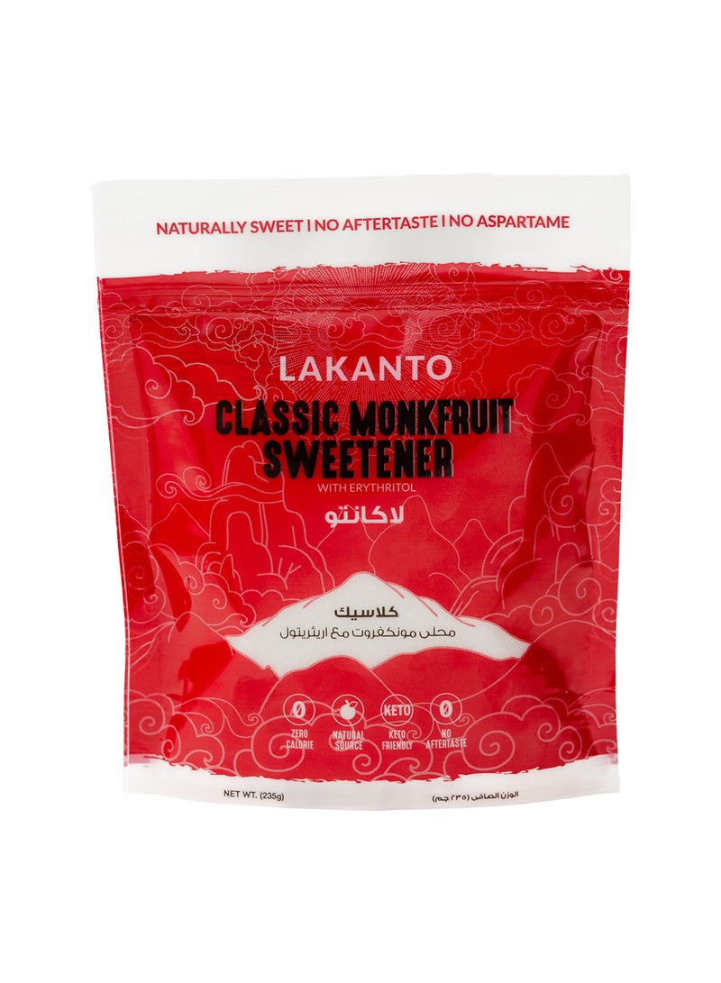 LAKANTO Classic Monk Fruit and Erythritol Sweetener - 235g - Image 1