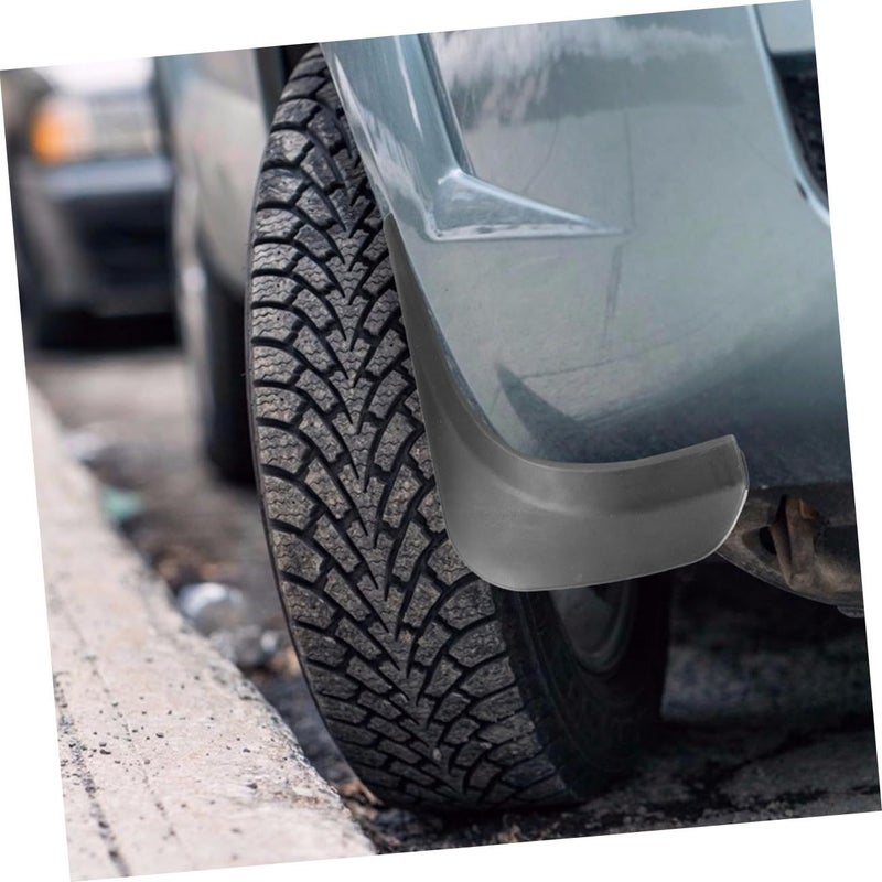 8pcs Universal Small Size Car Mud Guard Set Wheel Mud Flaps Splash Guards For Front AND Rear Tires Sturdy Exterior Automotive Accessories For Sedans And SUVs - Image 5