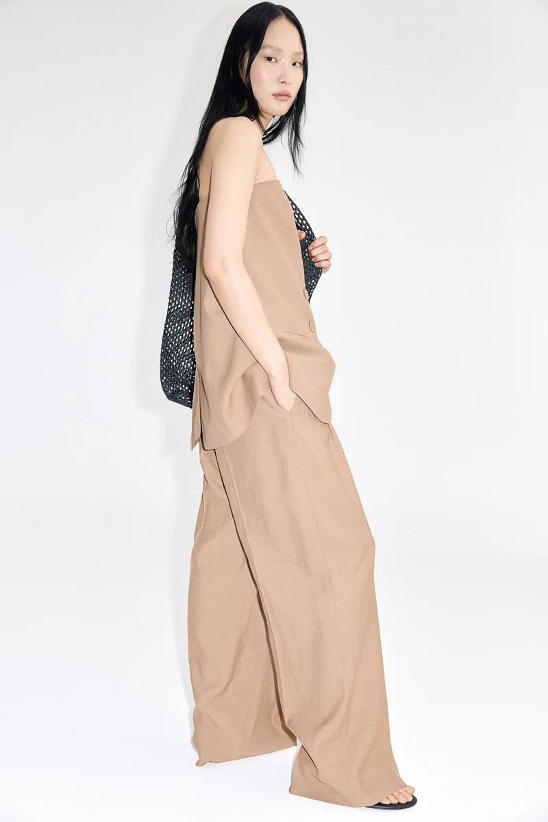 H&M Button-front bandeau top