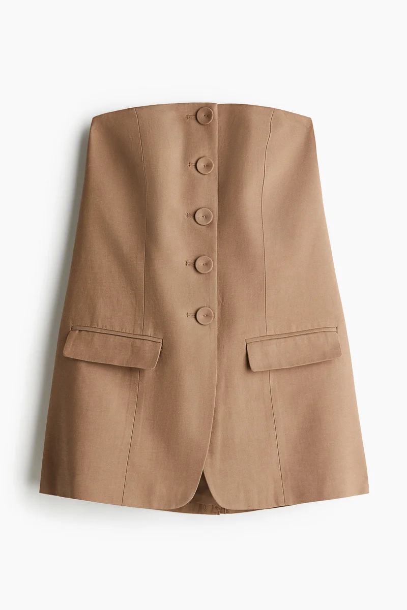 H&M Button-front bandeau top