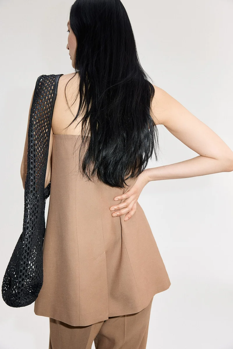 H&M Button-front bandeau top