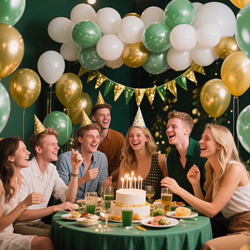 KAWKALSH Sage Green White Gold Balloon Garland Arch Kit, 146Pcs Latex Balloons Different Sizes for Birthday Baby Shower Gender Reveal Wedding Party Decoration - Image 5