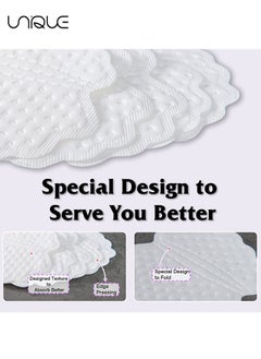 Unique 100 Pack Armpit Sweat Pads, Underarm Sweat Pads for Fight Hyperhidrosis and Excessive Sweating, Disposable Invisible Sweat Absorber Pads, Perspiration Pads Shield for Men and Women, Comfortable  - Image 5