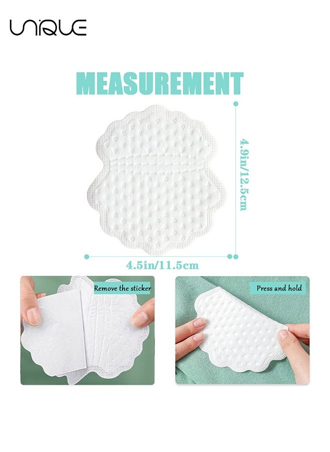 Unique 100 Pack Armpit Sweat Pads, Underarm Sweat Pads for Fight Hyperhidrosis and Excessive Sweating, Disposable Invisible Sweat Absorber Pads, Perspiration Pads Shield for Men and Women, Comfortable  - Image 2