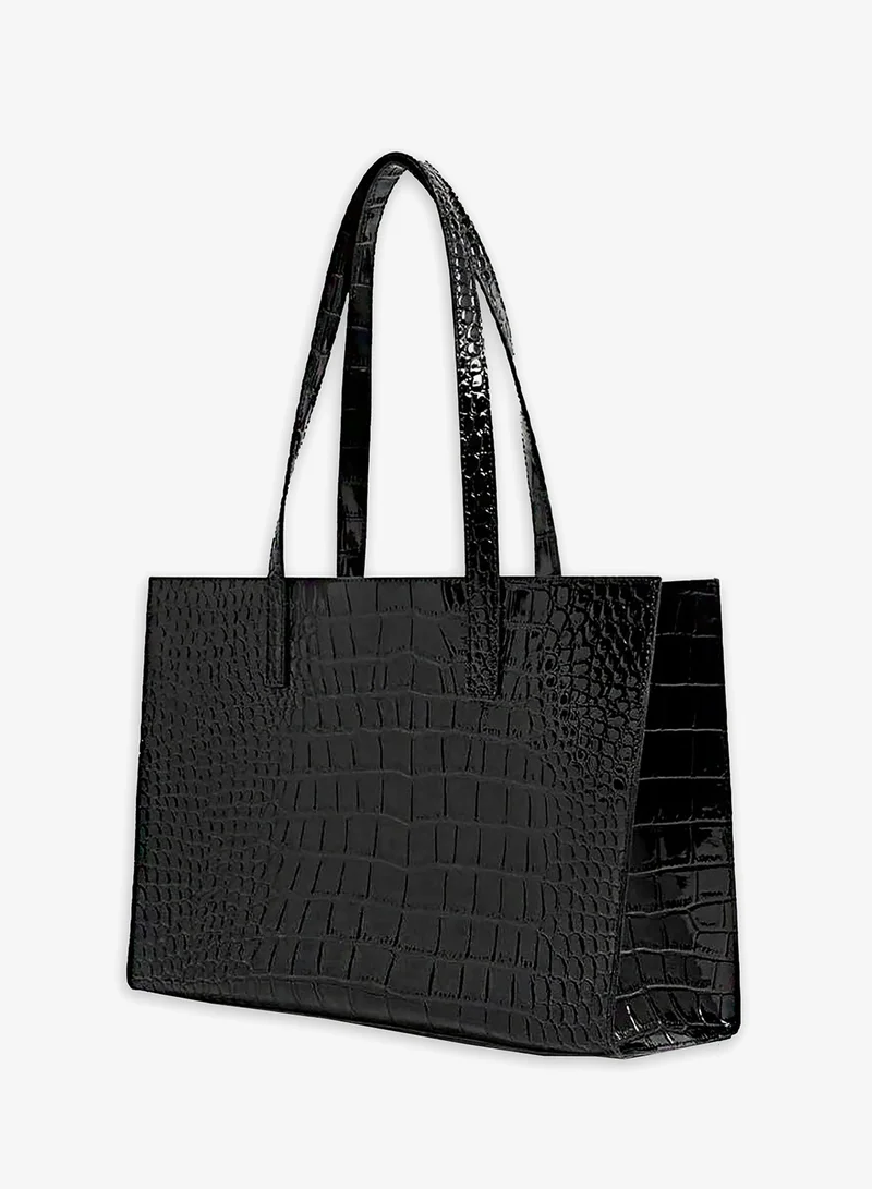 Ted Baker Croc Effect Elongated Icon Bag