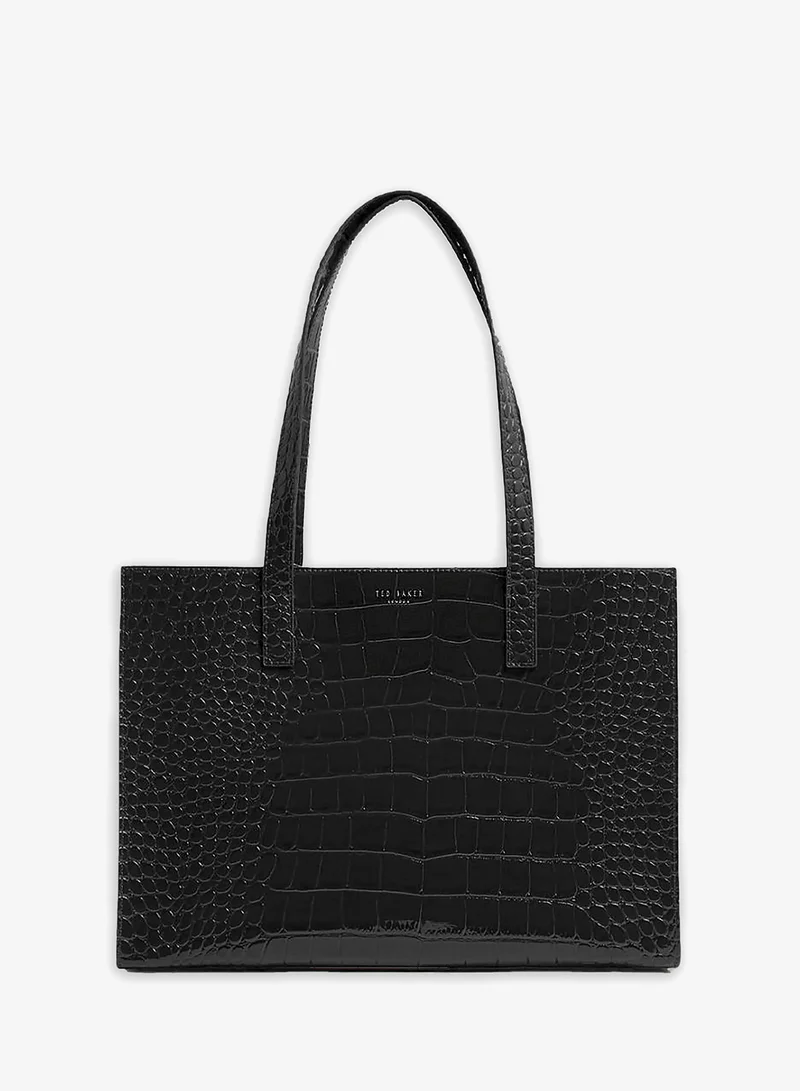 Ted Baker Croc Effect Elongated Icon Bag