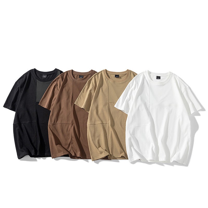 2024 Men'S T-Shirt Short-Sleeved Basic Simple Sports All-Match Half-Sleeved Summer Fashion Brand American Style Men'S Sports Clothes - Image 2
