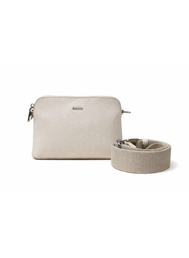 BAGCO Women’s Crossbody Bag Small Size – Stylish Shoulder Bag with Adjustable Strap & Zipper Closure - Image 1