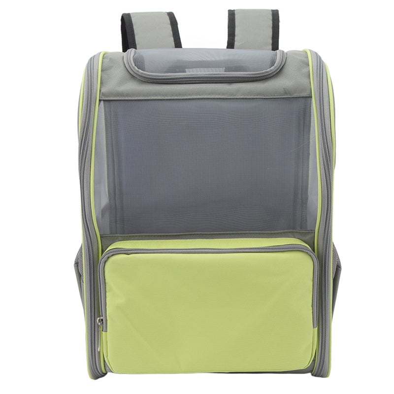 Pet Carrier Backpack 16.5 X 12.2 X 11.4in Breathable Ventilated Design - Foldable Portable Structure Comfortable Pet Carrier for Small Dogs And Cats Hiking Travel Outdoor Use - Image 1