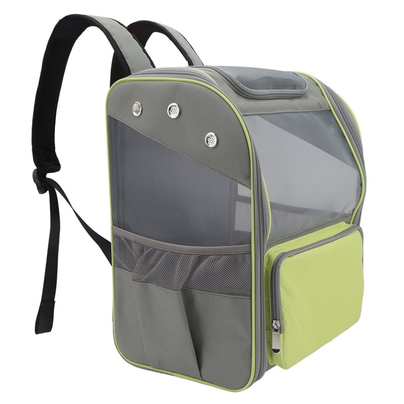 Pet Carrier Backpack 16.5 X 12.2 X 11.4in Breathable Ventilated Design - Foldable Portable Structure Comfortable Pet Carrier for Small Dogs And Cats Hiking Travel Outdoor Use - Image 3