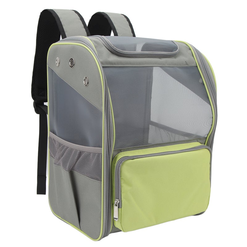 Pet Carrier Backpack 16.5 X 12.2 X 11.4in Breathable Ventilated Design - Foldable Portable Structure Comfortable Pet Carrier for Small Dogs And Cats Hiking Travel Outdoor Use - Image 4