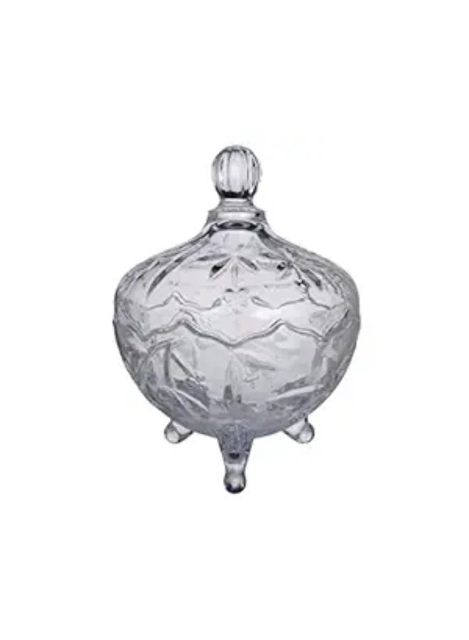 Bonbonniere and Glass Suger, Candy Bowl Multi-use big with Legs - Image 3