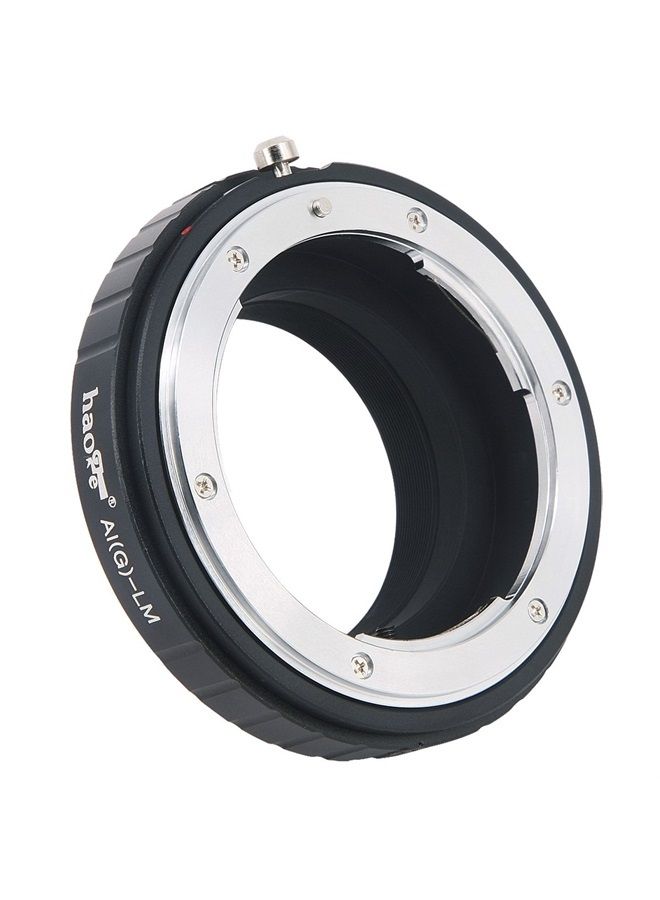 Haoge Lens Mount Adapter for Nikon Nikkor F AI/AIS/G/D Lens to Leica M LM Mount Camera Such as M240, M240P, M262, M3, M2, M1, M4, M5, M6, MP, M7, M8, M9, M9-P, M Monochrom, M-E, M, M-P, M10, M-A