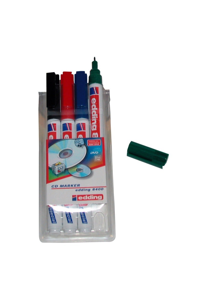 Edding 8400 CD/DVD/Blu-ray Marker 0.75 mm Round Tip