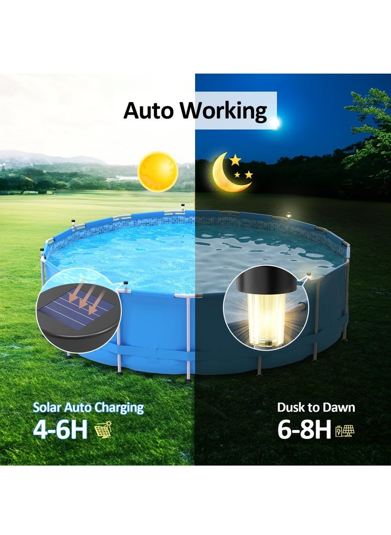 Generic 6 packages of Solar Pool Light Frame on the ground for swimming pool outdoor pool fence decorative accessories and gardens, outdoor spaces  - Image 3