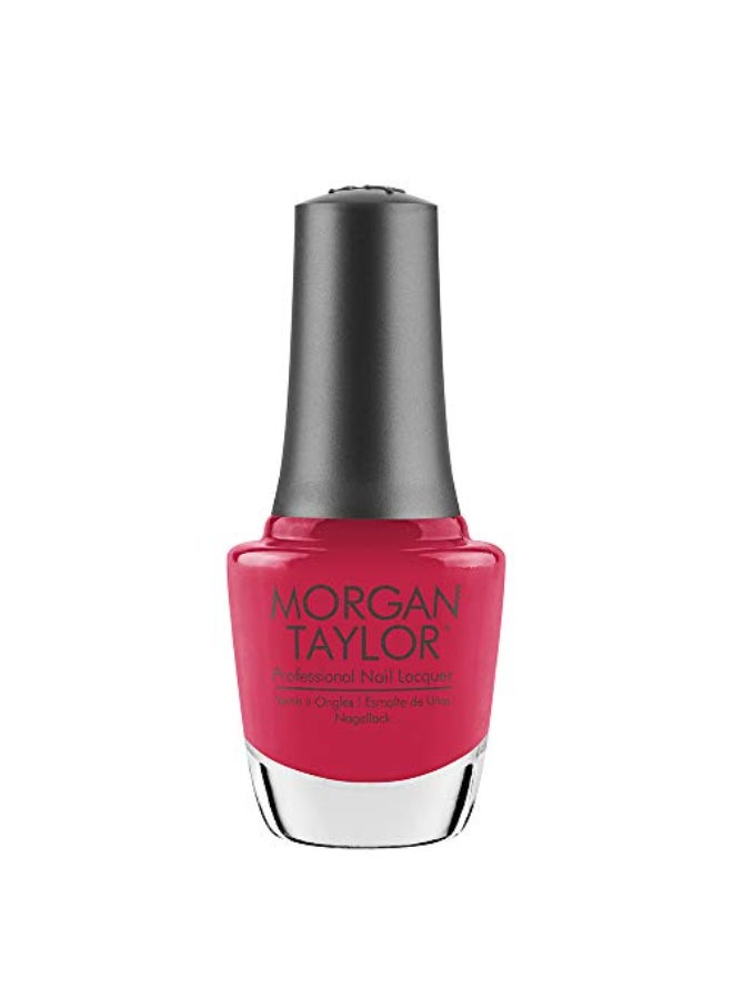 Morgan Taylor Nail Lacquer Prettier In Pink Bright Pink Professional Lacquer Vibrant ChipResistant FastDrying LongLasting HighShine Perfect for Manicures Pedicure 05 ounce - Image 1