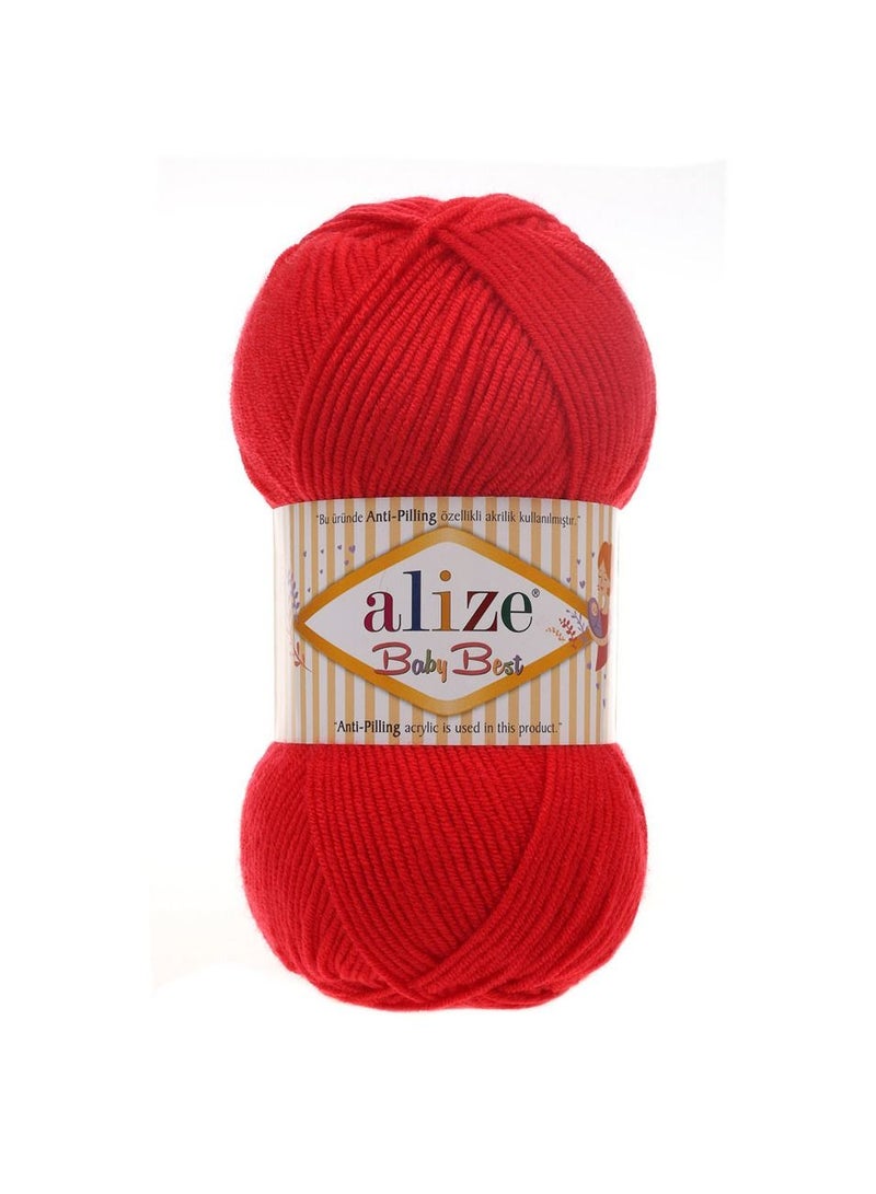 أليز خيوط أليز بيبي بيست أكريليك 56 أحمر