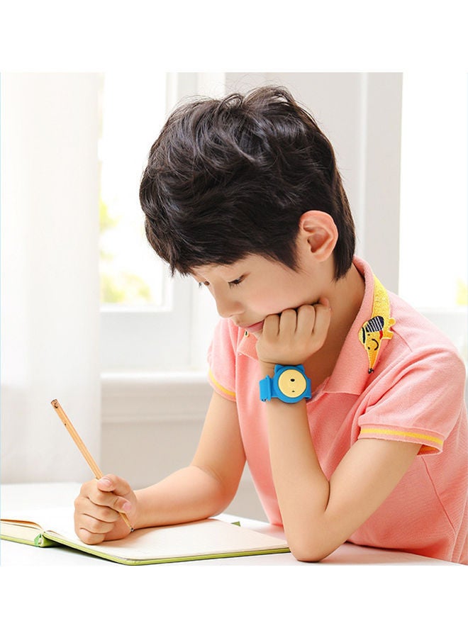 NIBEMINENT Ultrasonic Mosquito Repellent Bracelet Green/Orange - Image 2